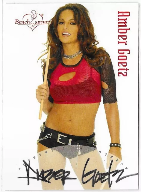 2003 Benchwarmer Amber Goetz Autograph Card