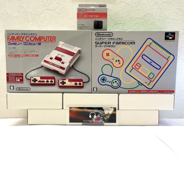 Nintendo Classic Mini Family Computer & Super Famicom Console Set NES SNES