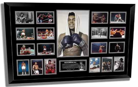 Muhammad Ali The Greatest Signed Limited Edition Framed Memorabilia