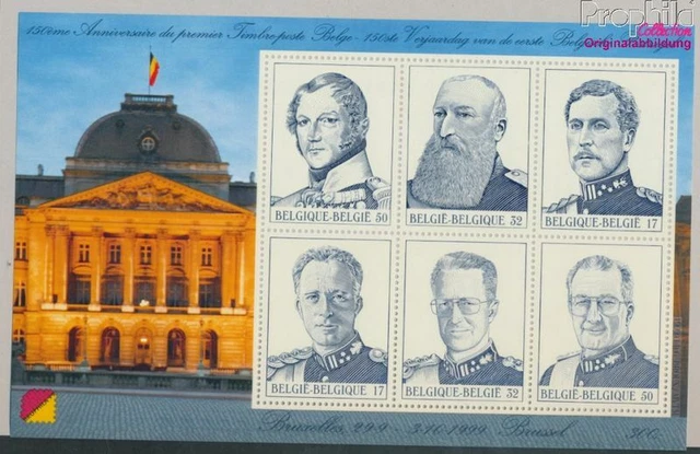 Briefmarken Belgien 1999 Mi Block73 (kompl.Ausg.) postfrisch(9408787