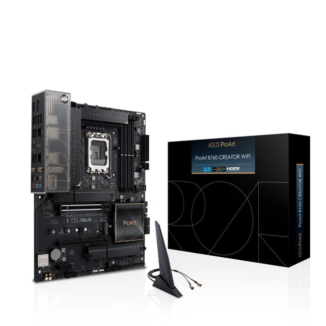 Socget ASUS PROART B760-CREATOR WIFI Socket 1700/B760/Ddr5/S-Ata 6Gb/S/Atx £ ...