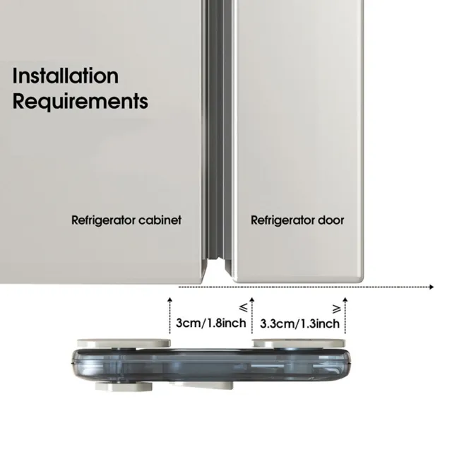 1 Pcs Home Refrigerator Lock Fridge Freezer Door Catch Lock