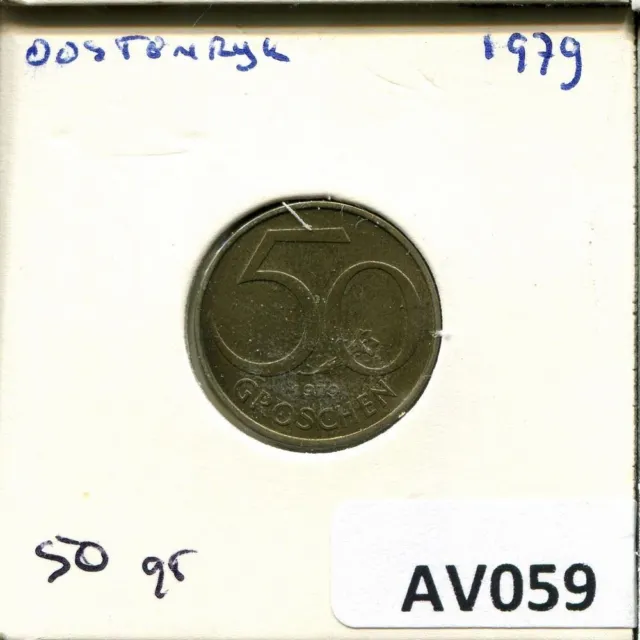 50 GROSCHEN 1979 AUSTRIA Coin #AV059C
