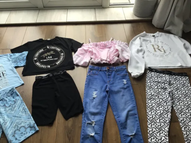 Bundle girls spring summer clothes age 9-10 years All River Island