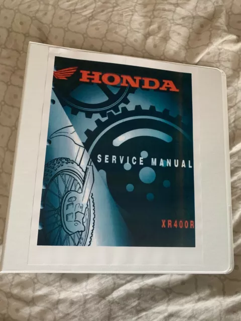 HONDA XR400R DIRT BIKE MOTO OFF ROAD BIKE Service Repair Manual binder