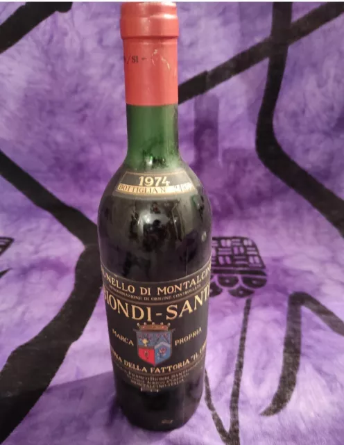 Vino 1974   Brunello Di Montalcino Biondi Santi  bott. 0.75 cl