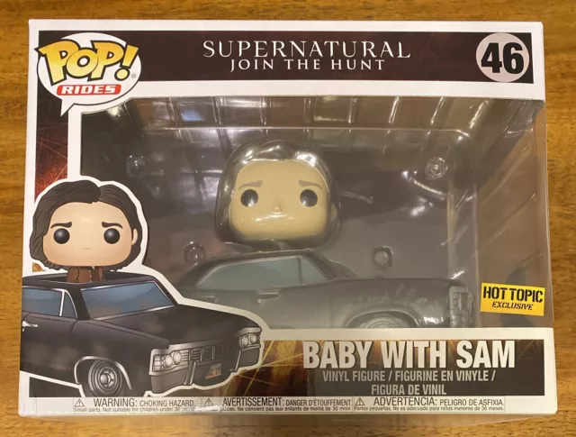 Funko Pop! Supernatural - Sam Winchester (w/ Baby (the Impala)) - Hot Topic Ex..