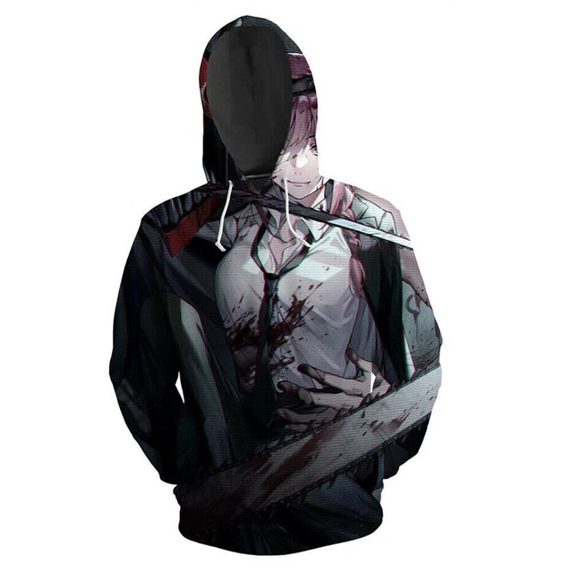 CHENMA Men Funny Cartoon Cosplay 3D Print Pullover Hoodie Sweatshirt With Front Pocket