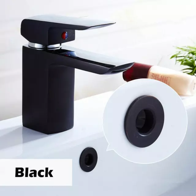 Bathroom Basin Faucet Sink Overflow Cover Brass Ring Insert Hole Cover Cap d