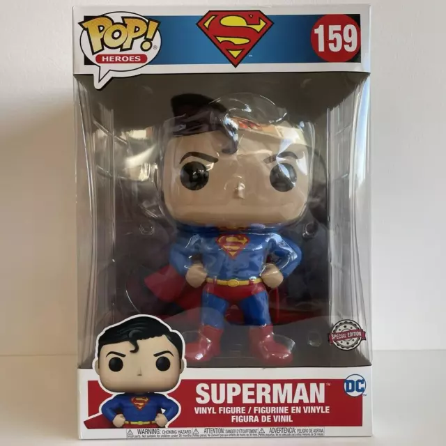 Funko POP! DC Comics #159 Jumbo Super Sized Superman - NEU OVP