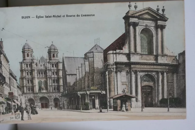 Carte Postale Ancienne - Cpa Dijon - 21 - Eglise St-Michel Et Bourse Du Commerce