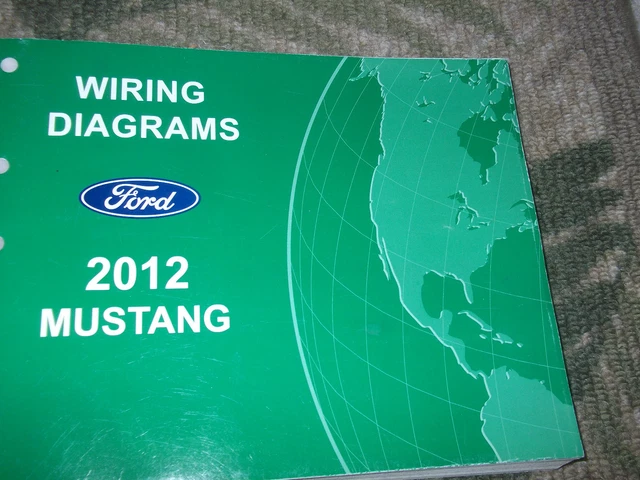 2012 FORD MUSTANG Electrical Wiring Diagram Diagrams Troubleshooting