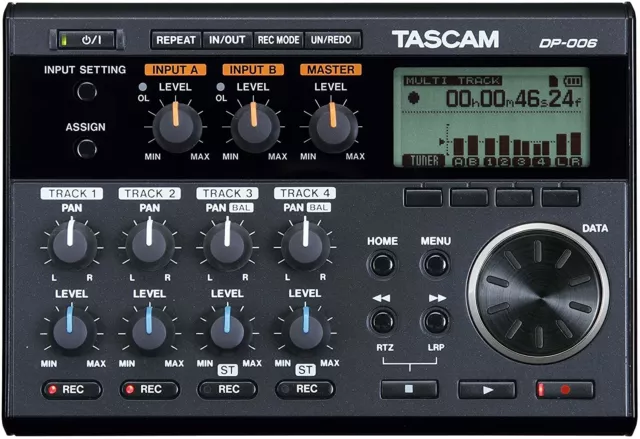 Tascam DP-006 Tascam DP-006 6-Track Digital Pocketstudio Multi-Track Recorder