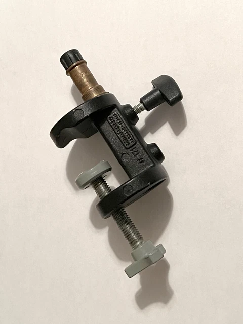 Mini abrazadera Manfrotto 171 con perno reversible de 1/4"" / 3/8