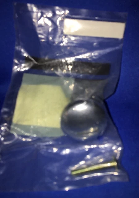 Cabinet Knob Pull  Polished Chrome Solid Brass 1/2" Mushroom  BELWITH 1.25” NIP