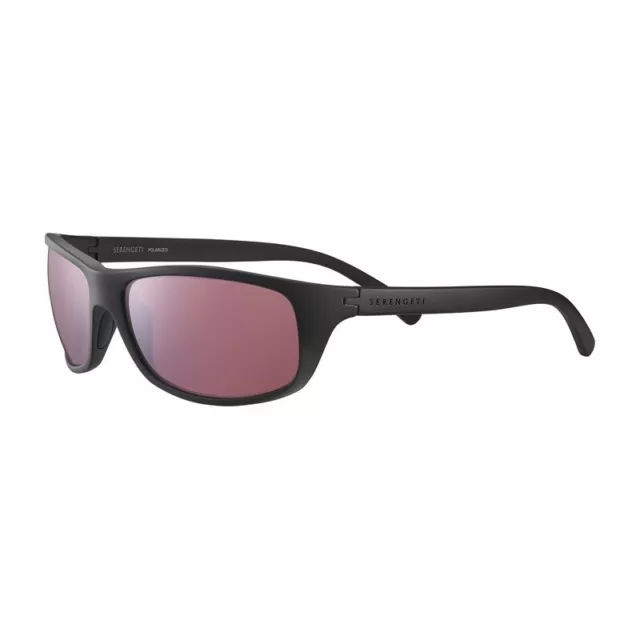 Serengeti Rectangular 8990 Sport Nylon Bormio, Matte Black Polar Phd 2.0 Sedona