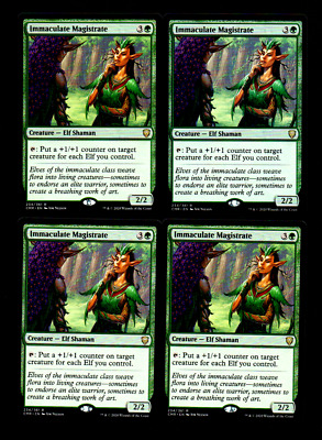 MRM ENGLISH 4x Magistrat immaculé Immaculate Magistrate MTG Magic CMR 