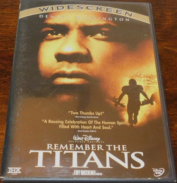 REMEMBER THE TITANS (DVD, 2000) Widescreen Denzel Washington, Ryan
