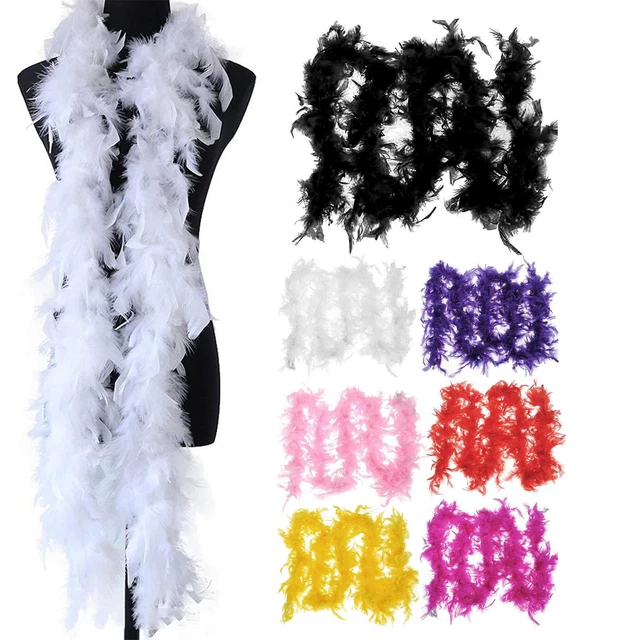 FEATHER BOA COSTUME Fancy Dress Flapper 1920s Party Accessories Garland