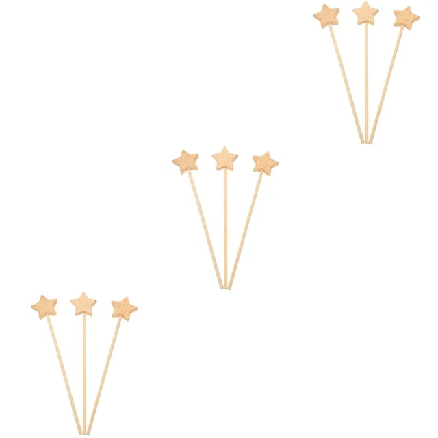 3pcs Blank Fairy Wand Fairy Stick Kids Performance Props Fairy Cosplay Props