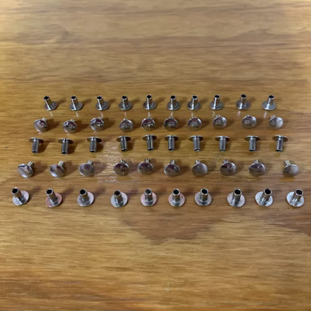 50 Fender Rivets Authentic Fits Schwinn Stingray Krate & Others Vintage Nos 50 Fender Rivets Authentic Fits Schwinn Stingray Krate & Others Vintage Nos