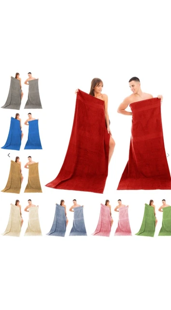 Extra Large Super Jumbo Bath Sheets 100% Cotton Super Soft Luxury Towel
