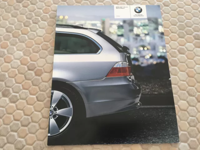 BMW OFFICIAL 5 SERIES 530xi SPORTS WAGON PRESTIGE SALES BROCHURE 2007 USA Ed