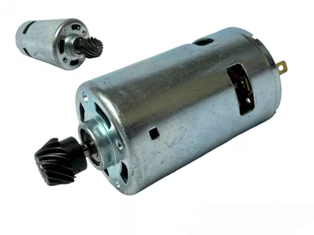 Motore Motorino Ricambio 12V per Abbacchiatore Scuotiolive Completo di Pignone