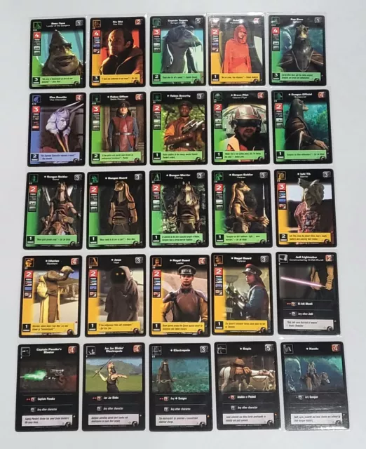 Star Wars Young Jedi CCG Menace of Darth Maul Cards Common and Uncommon Set  3