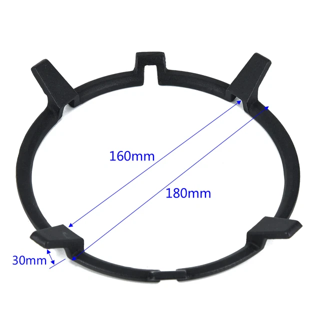1 X Wok Soutien Rack Fonte Bague Table de Cuisson Gamme Pan Support Brûleur Gazs 4