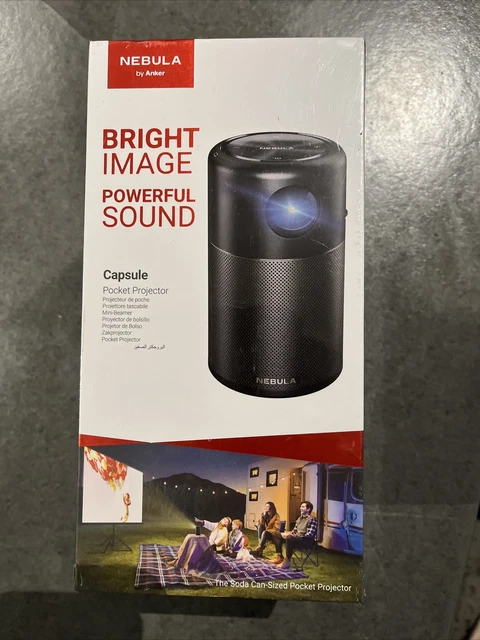Nebula Capsule, by Anker, Smart Portable Wi-Fi Mini Projector