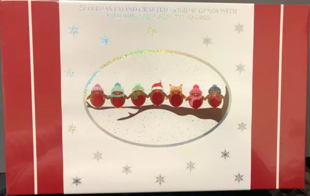 27 Burgoyne- Hand Crafted - Elegant Christmas Cards - Self Sealing Envelopes
