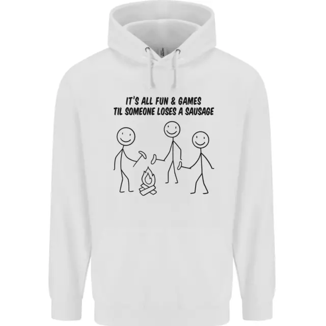 Funny Camping Sausage Childrens Kids Hoodie