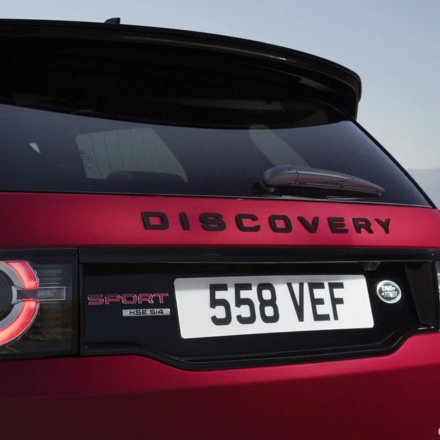 DISCOVERY 5 Gloss Black emblem Rear Badge Boot Tailgate Lid