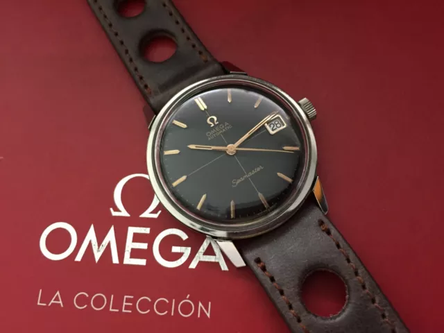 OMEGA SEAMASTER Automatic Cal. 562 Black Quadrante Mirino Rif. 166.002 " ,1969 "