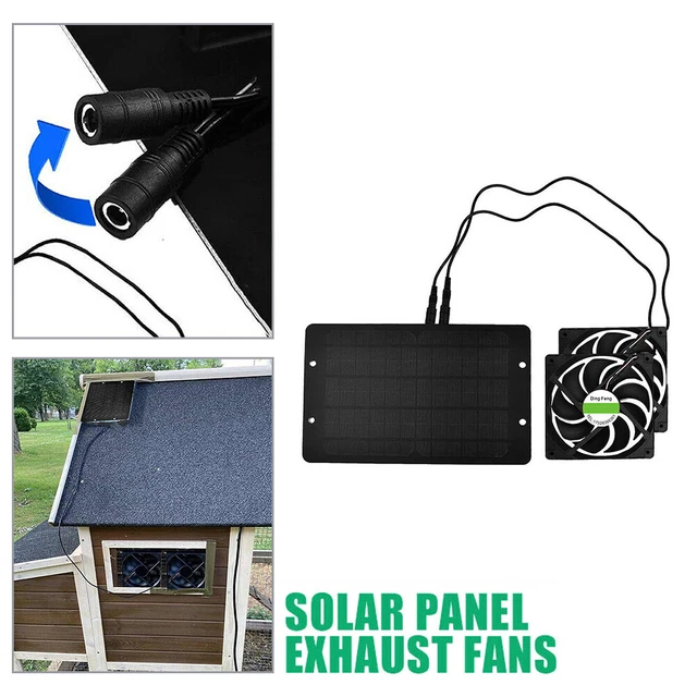 SOLAR PANEL Exhaust Fan Air Extractor Ventilatorfor Poultry House