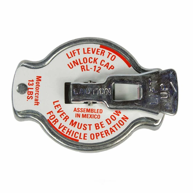 RADIATOR CAP (SAFETY Release) OEM Motorcraft RL12 for Ford, Mercury ...