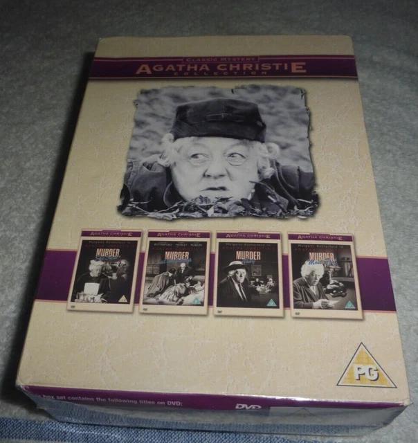 AGATHA CHRISTIE MISS Marple Collection [4 x DVD] Margaret Rutherford ...