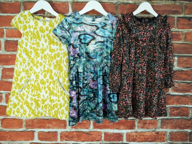 Girls Bundle Aged 5-6 Years 100% Next Pretty Party Dresses Floral Summer 116Cm