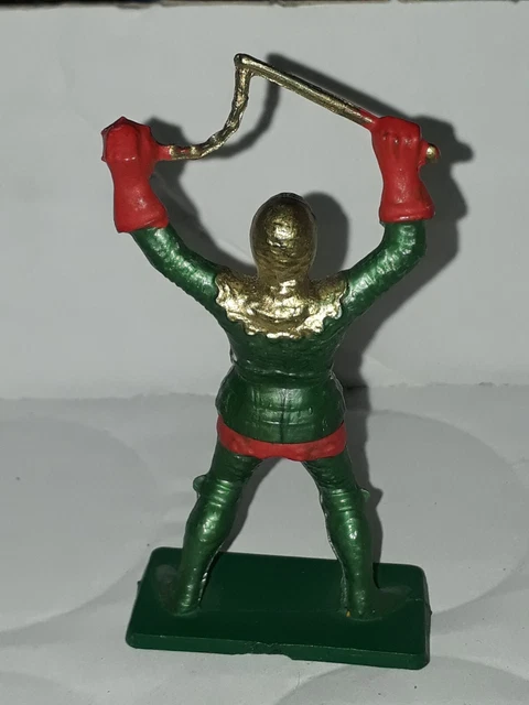 RARE ANCIEN CHEVALIER templier épée et bouclier, socle
