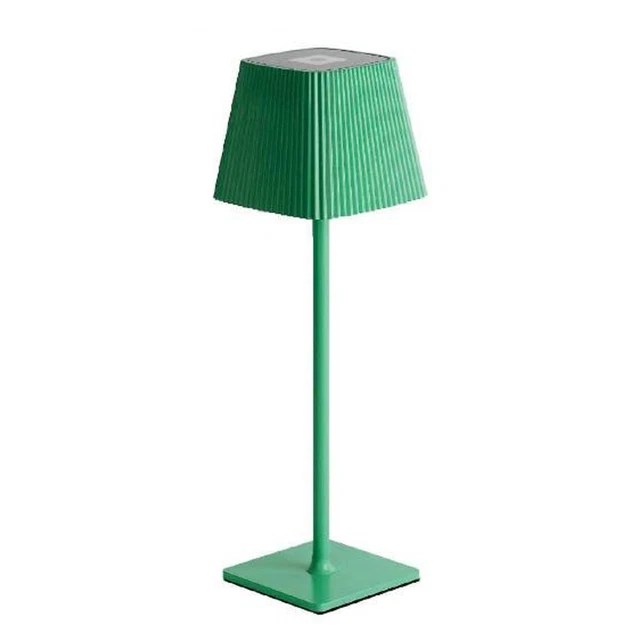 Italux Vigo - Lampe de Table Moderne Chrome 1 Lumière avec Abat-Jour