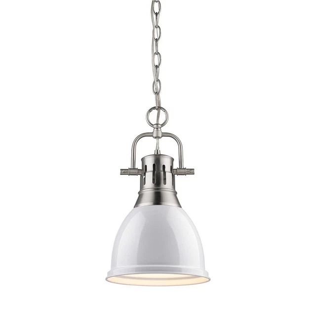 Golden Lighting - One Light Pendant - Duncan - 1 Light Small Pendant with Chain