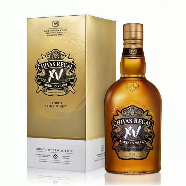 Chivas Regal XV 15 Year Old Speyside Blended Scotch Whisky 70cl 40% ABV NEW