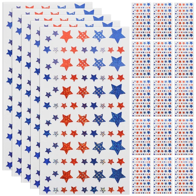 20 hojas pegatinas de estrellas pegatinas de recompensa para niños pegatinas de maestro pegatinas alentadoras