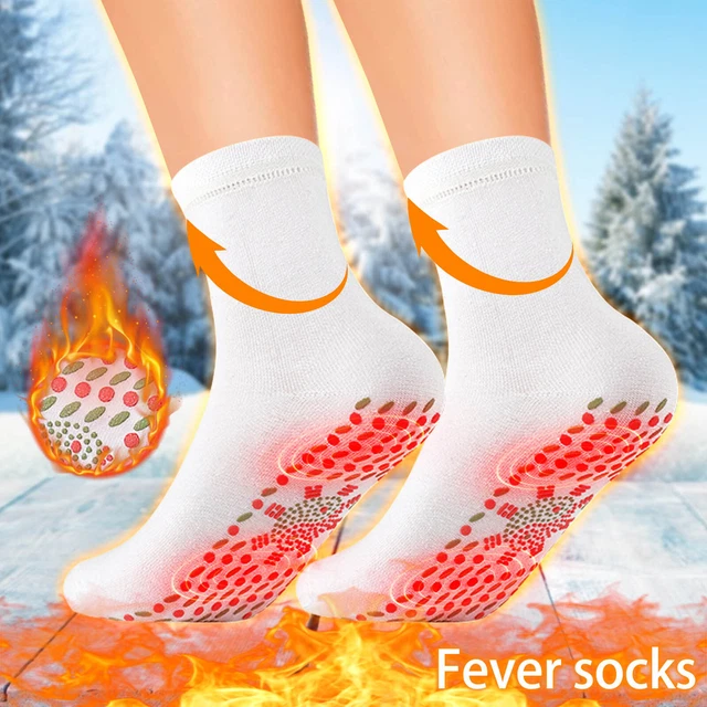 Heated Socks Tourmaline Socks Self-heating Magnetic Pain Relief Winter Warm Sock