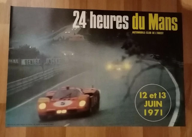 Original 2000 24 Hours of Le Mans Poster