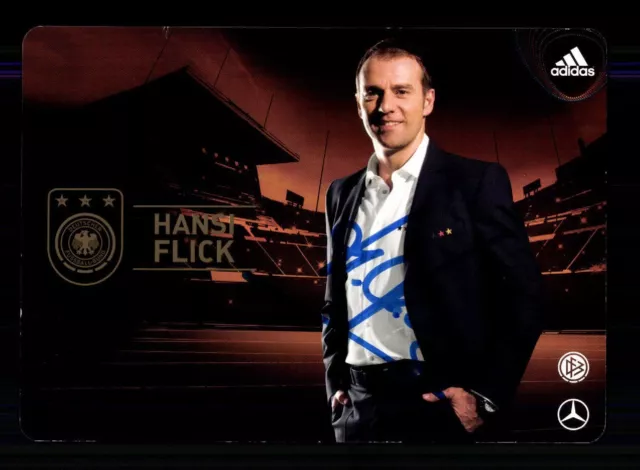 Hansi Flick DFB Autogrammkarte 2010 2.Karte Original Signiert