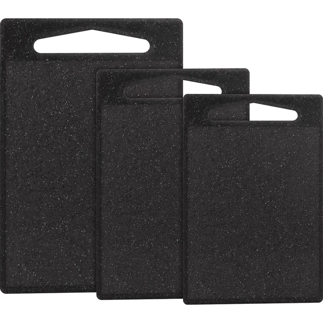 Lot de 3 Planches à Découper en Plastique sans BPA pour la Cuisine, Lave-Vaissel