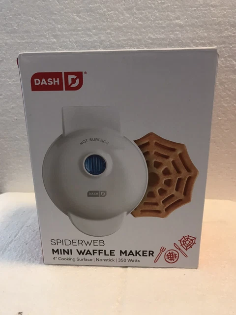 Dash Spider Web Mini Waffle Maker - Brand New
