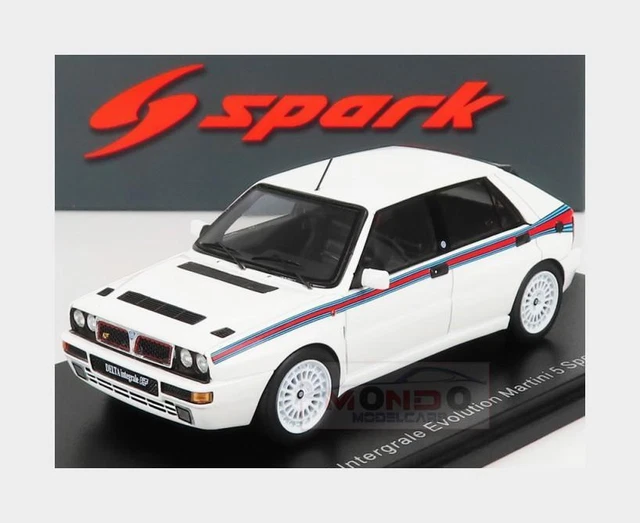 Miniature Spark S8992 – Lancia Delta HF Integrale EVO Martini 5 – 1992 – 1/43 Résine